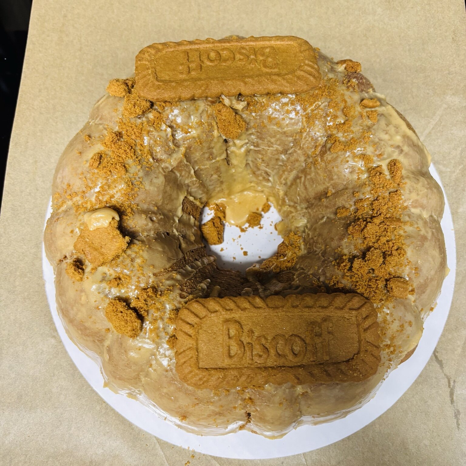 Biscoff pound cake